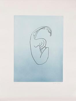 MAN RAY, 11 st färgakvatinter, 1970, signerade och numrerade 98/100, tryckt och utgiven av Georges Visat.