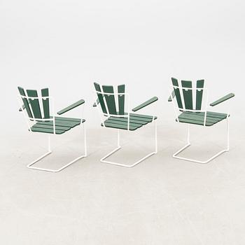 Garden set, 6 pieces, mid 20th century.