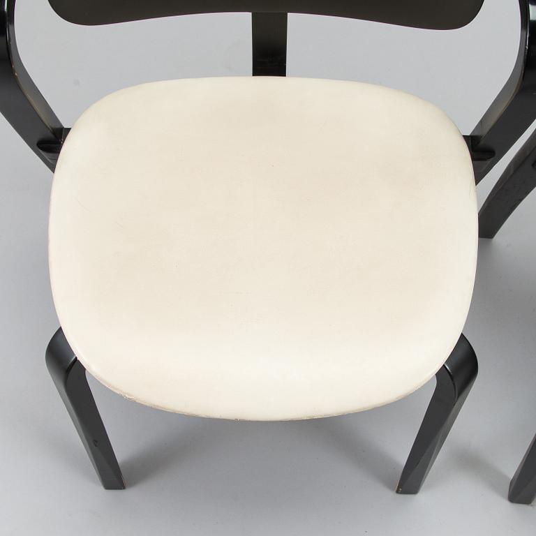 Ilmari Tapiovaara, a set of six 1960s 'Aslak' armchairs for Asko, Finland.