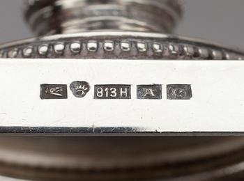 KAFFESERVIS, silver, Suomen Kultaseppä, 1927, invändigt förgylld, vikt 1206 g.