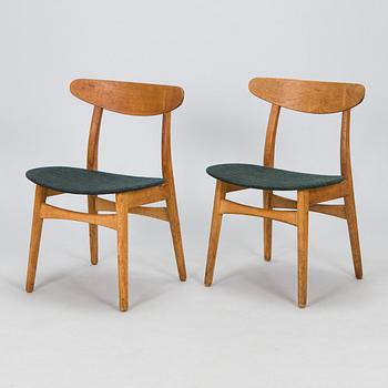 Hans J Wegner, stolar, ett par, "CH-30", Carl Hansen & Søn, Danmark, 1950-60-tal.