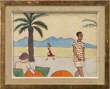 Einar Jolin, By the promenade.