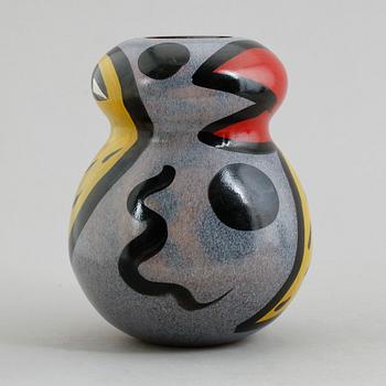 VAS, glas, Ulrica Hydman-Vallien, signerad, Kosta Boda.