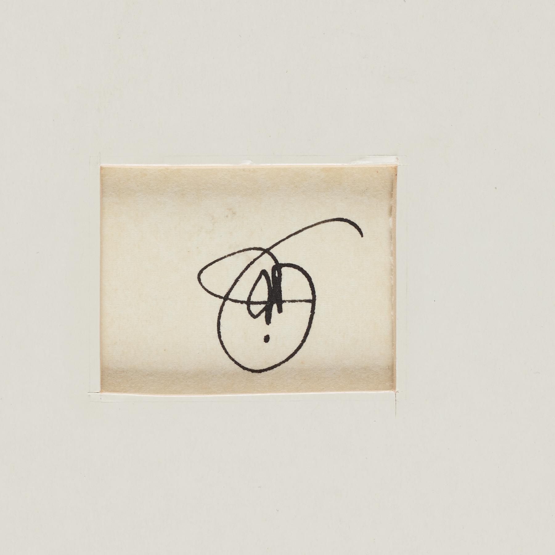 Ulf Rahmberg, mixed media on paper, dated dec XXII -83. On verso signed with monogram.