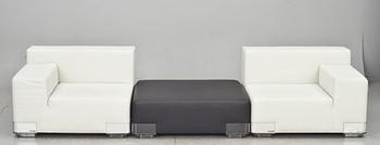 SOFFMODULER OCH SITTPALL, "Plastics Duo", Kartell, 2000-tal.