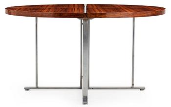 491. A rosewood dining table, attributed to Preben Fabricius & Jørgen Kastholm, Denmark 1960's.