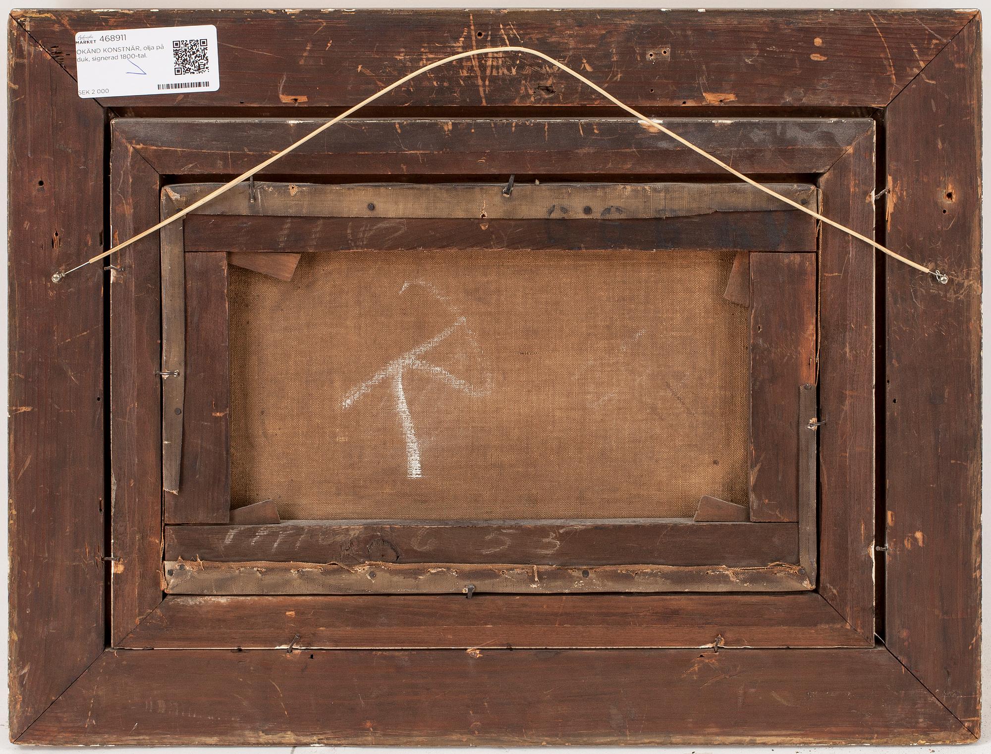 WILLIAM ANSLOW THORNBERRY, olja på duk, signerad.