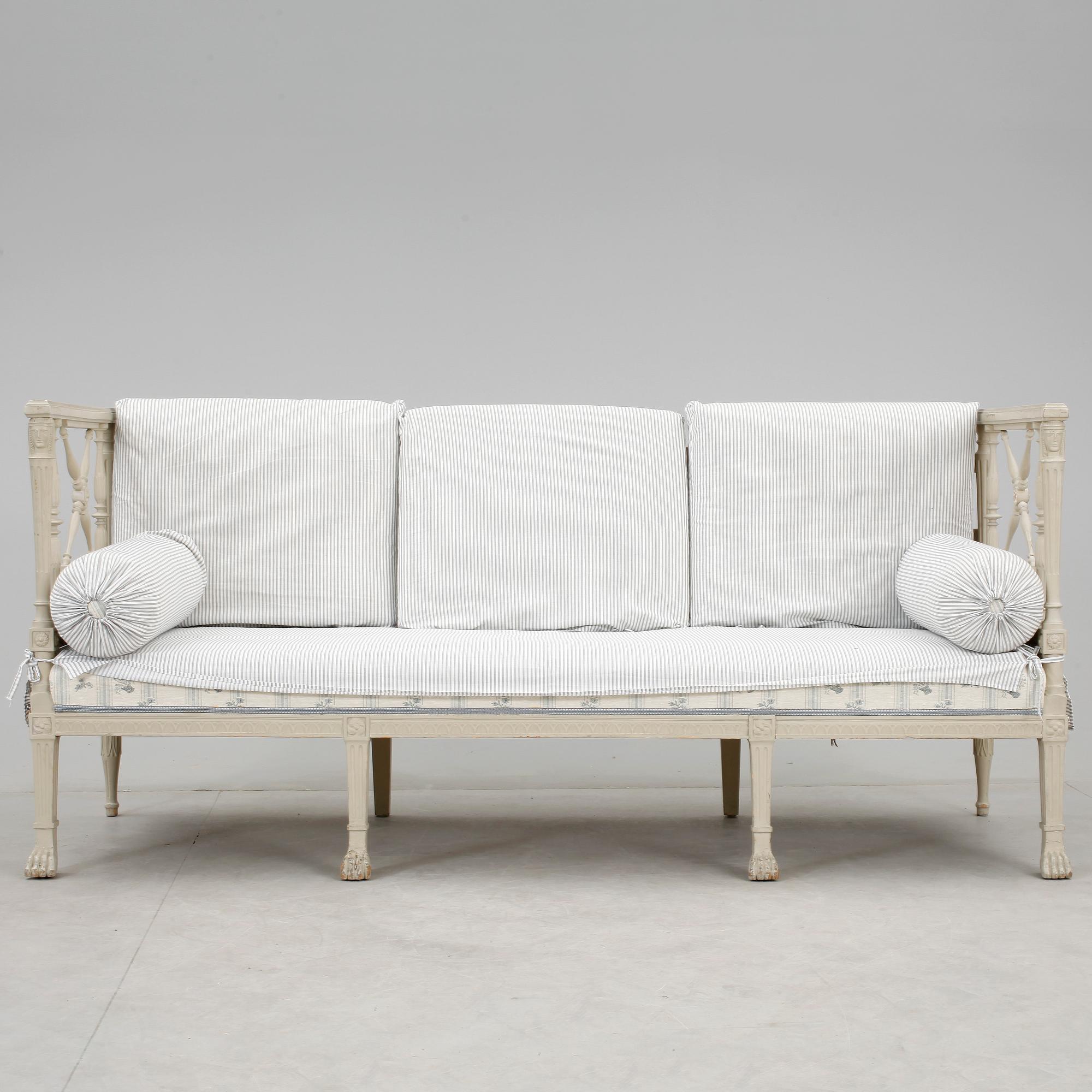 SOFFA, Sengustaviansk, tidigt 1800-tal.
