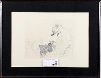 Carl Larsson · LARSSON, CARL. Etsning.