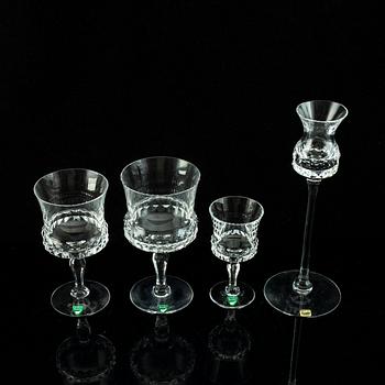 37 pieces  "Silvia" Ingeborg Lundin,  Orrefors, Kosta.