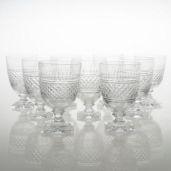 BÅLSKÅL, KARAFF och 87 st GLAS, glas.