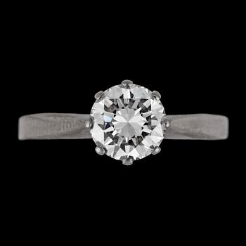 35. RING, briljantslipad diamant, 1.07 ct.