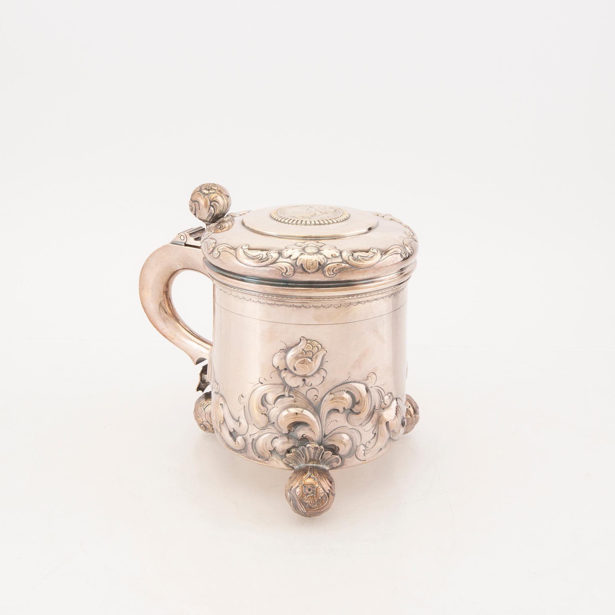 CG Hallberg stop silver Stockholm 1941.