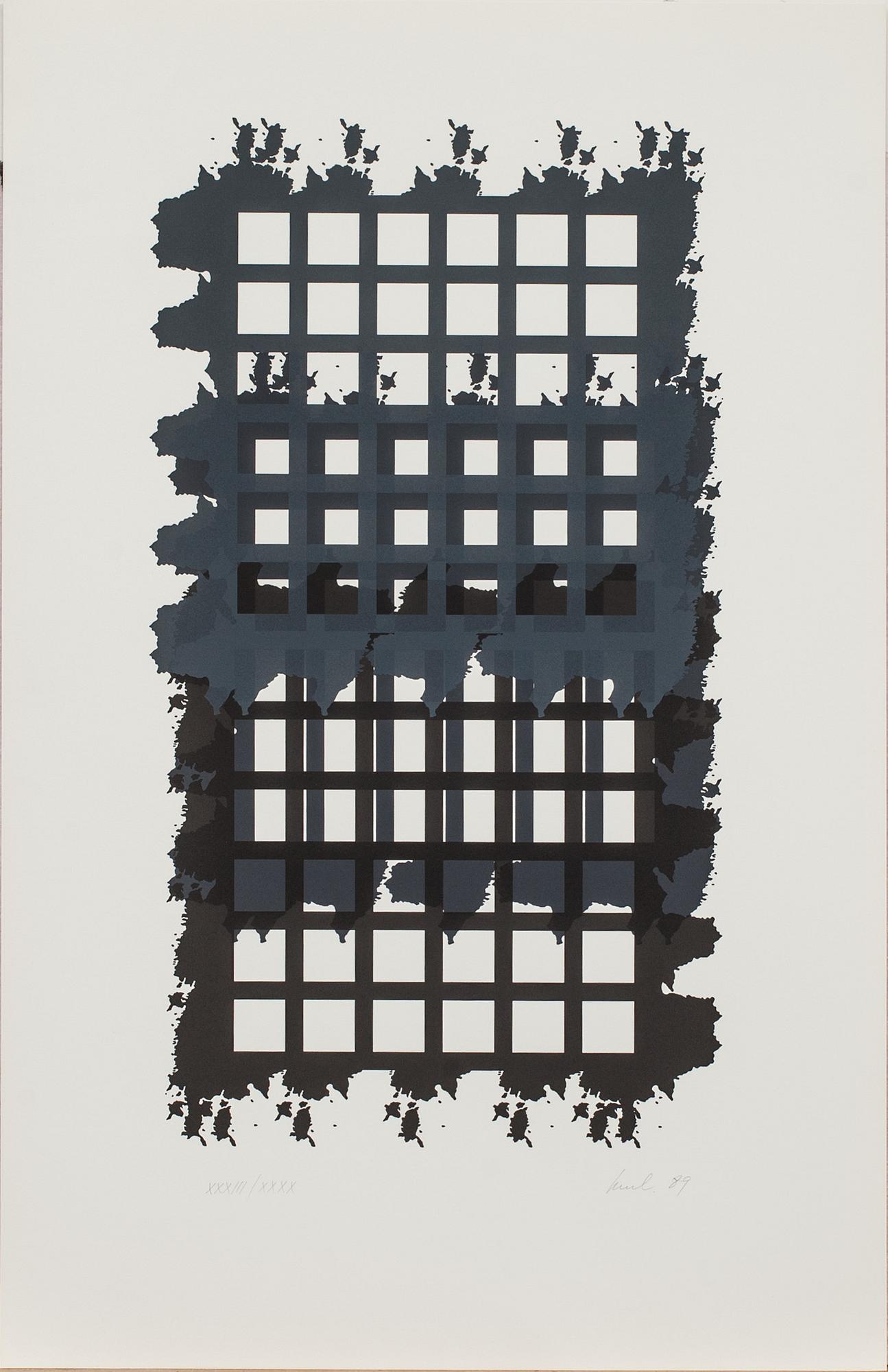 RAUL MEEL, färgserigrafi, signerad, numrerad XXXIII/XXXX och numrerad- 89.