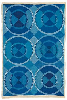 Ingrid Dessau, a carpet, flat weave, ca 336,5-338 x 223-227 cm, unsigned, Sweden the 1950's-1960's.