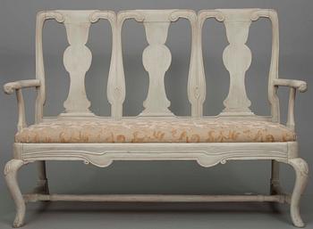 SOFFA, senbarockstil, Sverige, ca 1900.