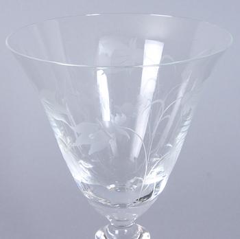 VINGLAS, 10 st, 1900-talets andra hälft.