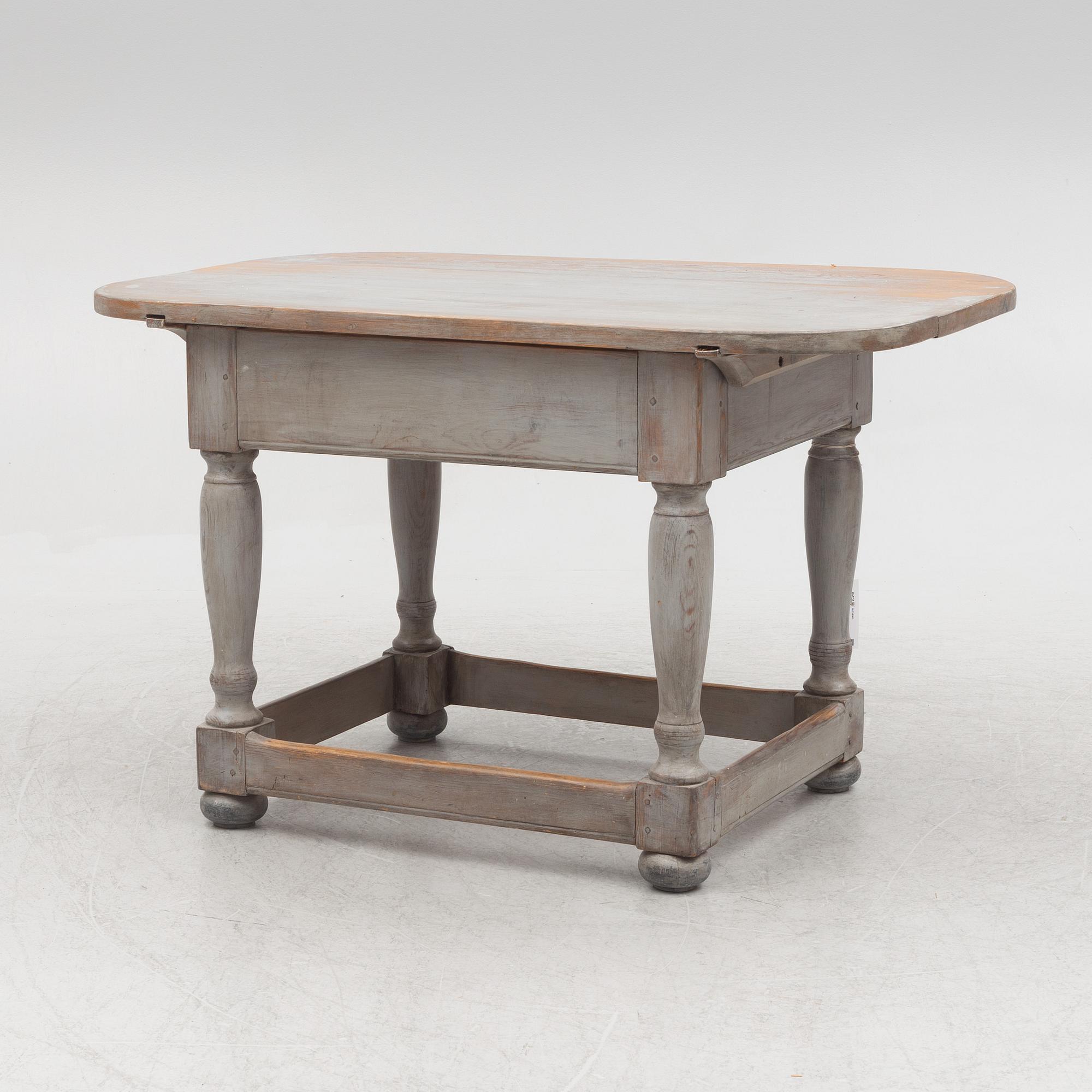 A Baroque table, Sweden, first half of the 17th century.