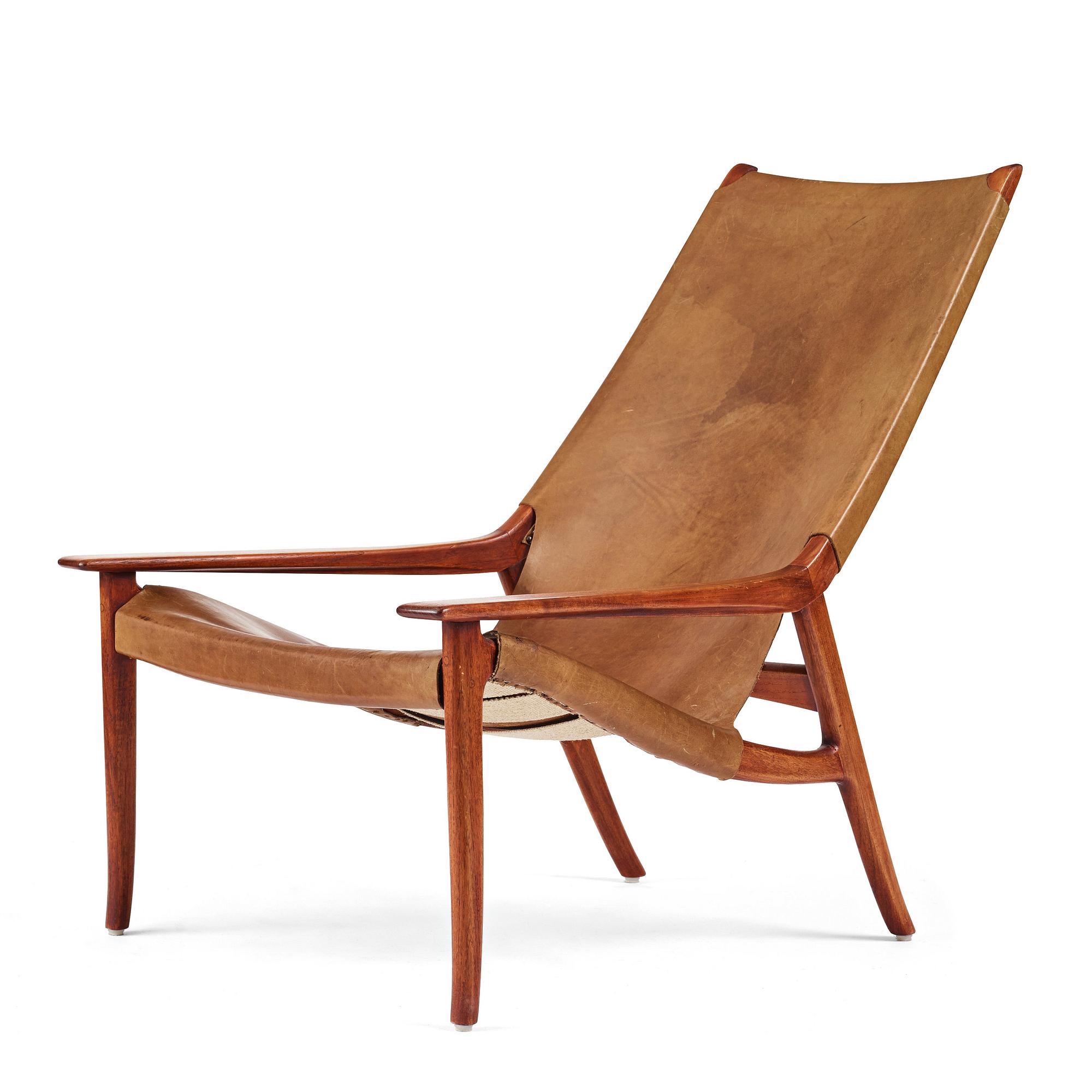 Lars Hjelle or Hartmut  Lohmeyer, an easy chair for A/S Eidsfjord Møbelfabrik or Gemla, 1950's.