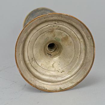 A silver plated cup, 19th century.