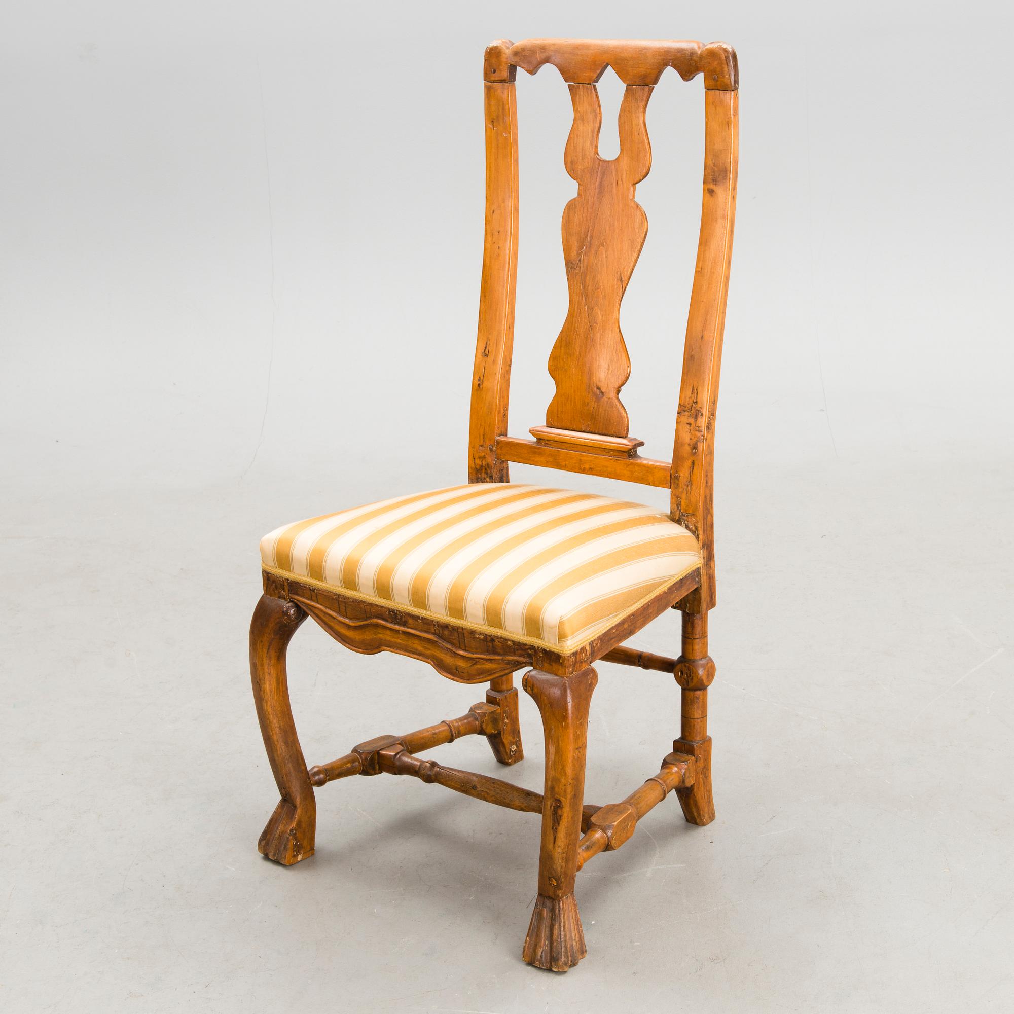 An 18th century chair.