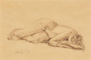Vilma Eckl, Reclining model.