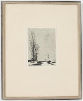 Gunnar Norrman · GUNNAR NORRMAN, litografi, signerad, numrerad 23/25, daterad 1951.