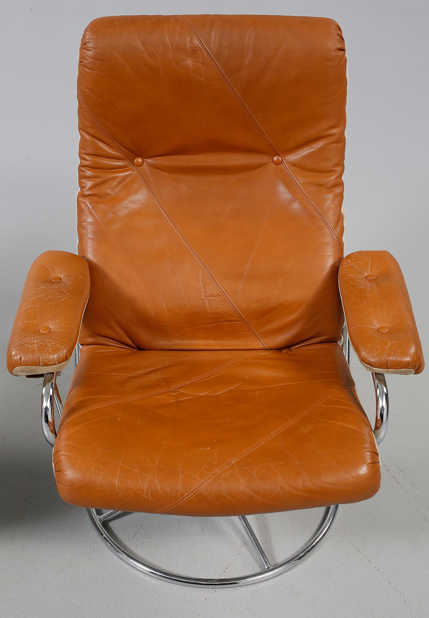 FÅTÖLJER, ett par, Sverige, 1960/1970-tal.