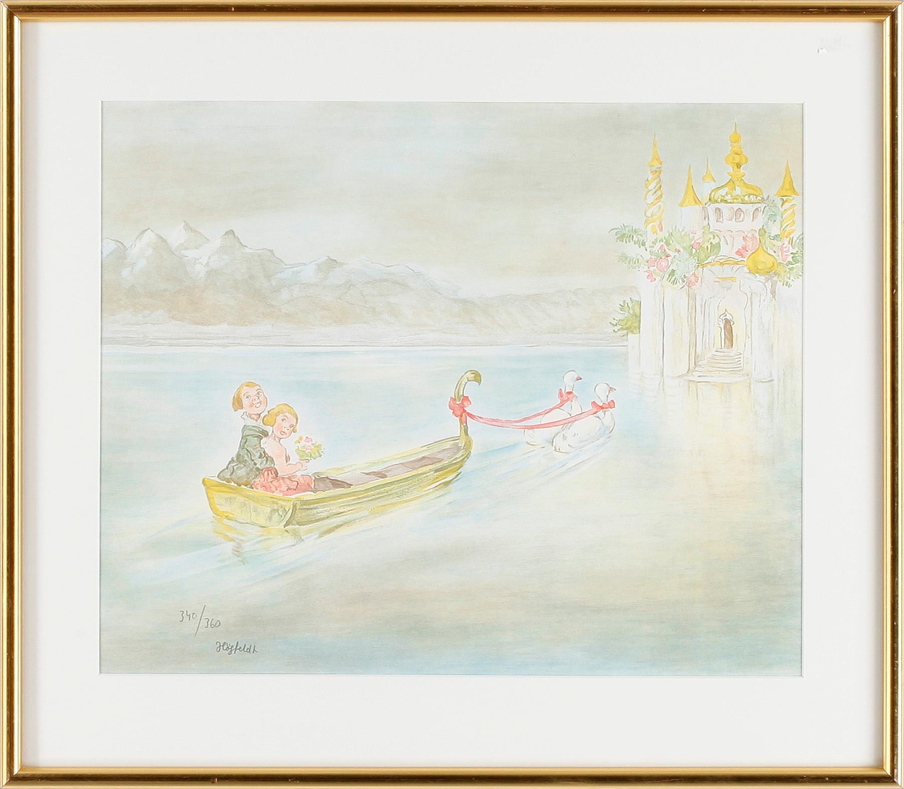 ROBERT HÖGFELDT, färglitografi, signerad och numrerad 340/360.