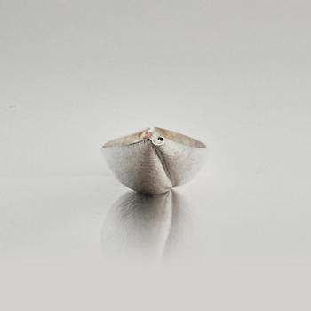 Tapio Wirkkala, a silver bowl, model TW9, marked TW, Kultakeskus, Hämeenlinna 1978.