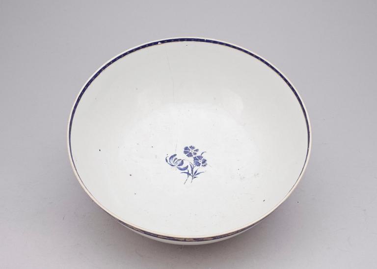 BÅLSKÅL, kompaniporslin, Kina, 1700-tal.