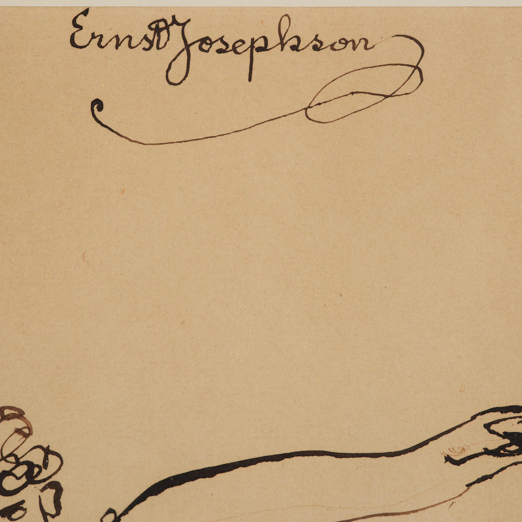 Ernst Josephson, Ryttare.