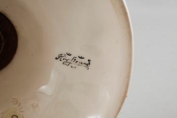 PRAKTURNA, majolika, Rörstrand, omkring sekelskiftet 1900.