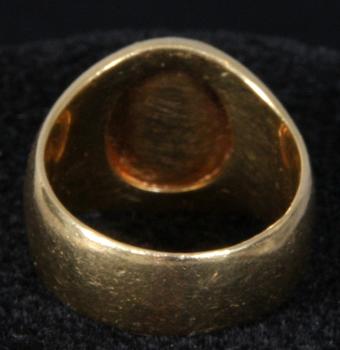 RING, 18K guld, ostämplad.