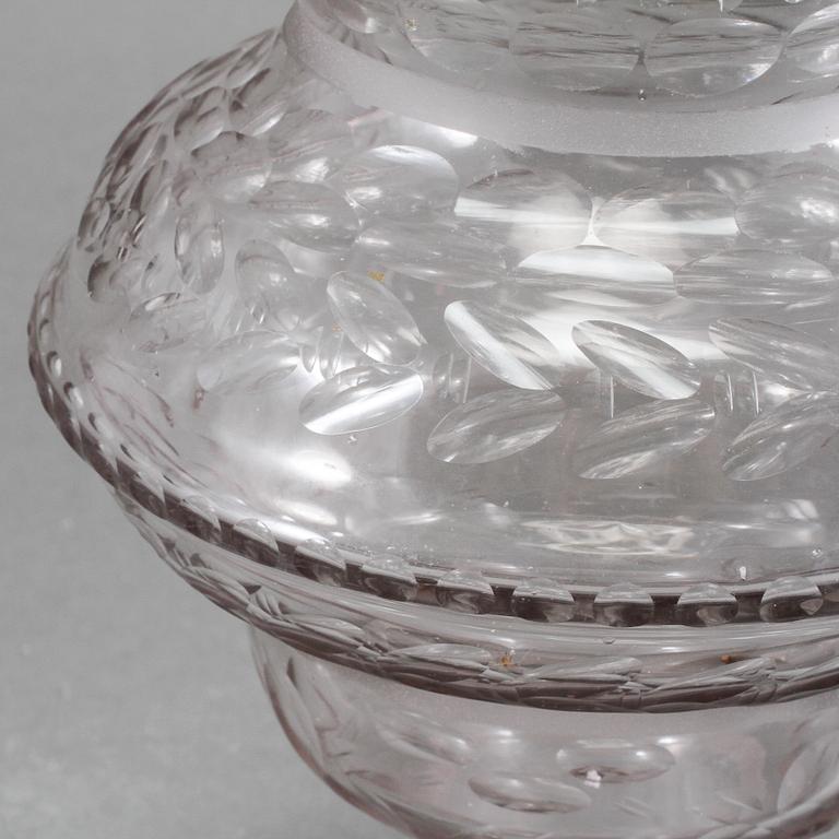 FLASKA, glas, 1700-tal.