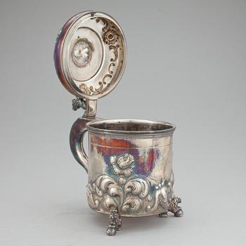STOP, silver, CG Hallberg, Stockholm, 1945. Vikt ca 1047 gram.