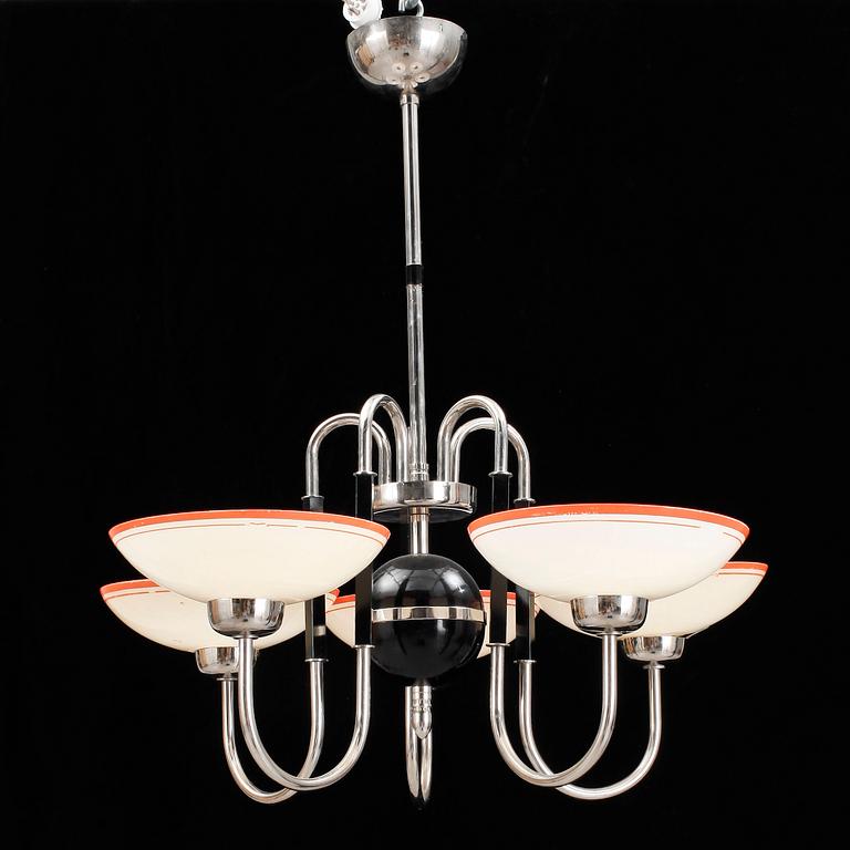 TAKLAMPA, art deco, 1920/30-tal.