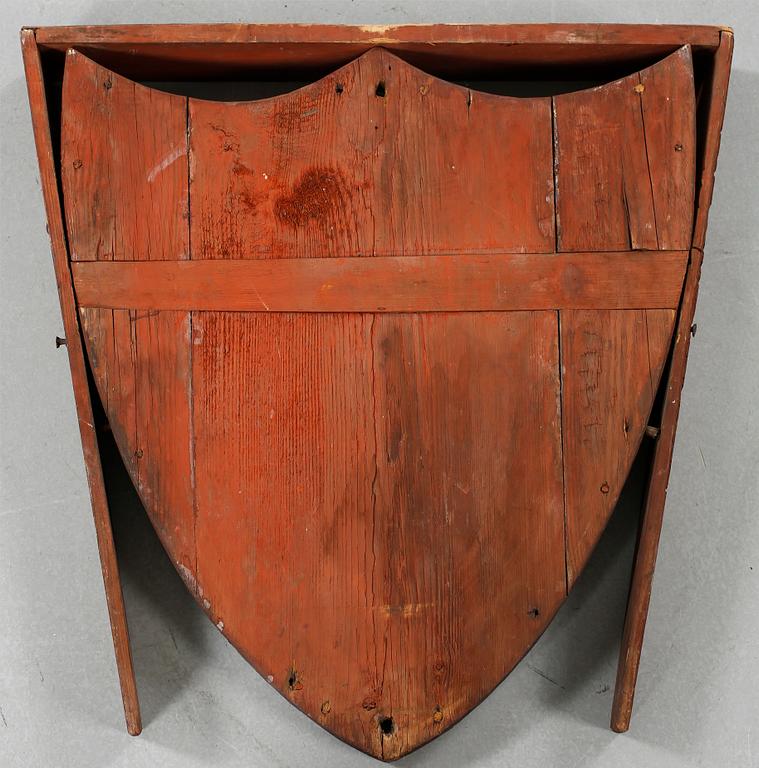 A wooden board for a soldiers home, 19th century.