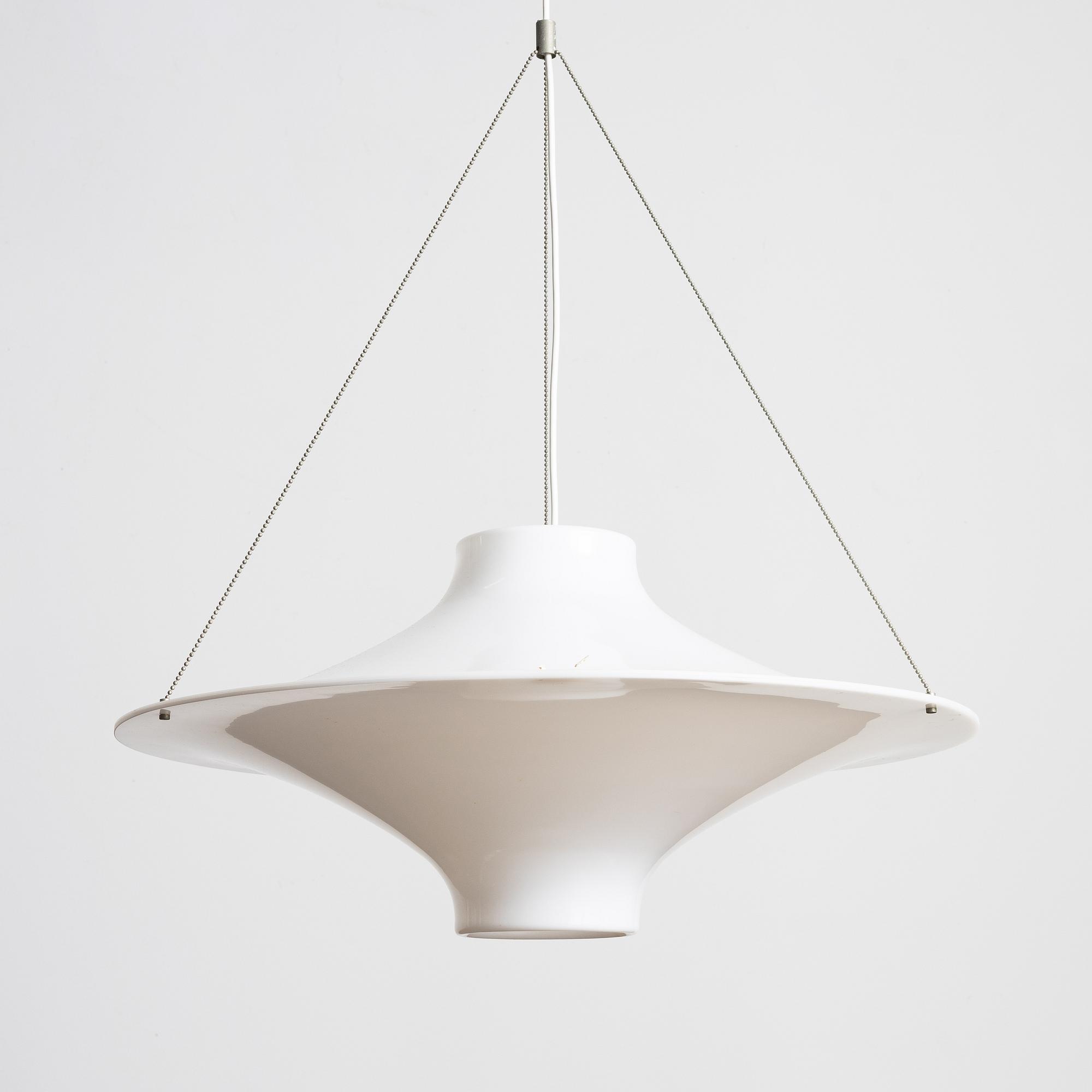 Yki Nummi, taklampa, "Lokki" / "Skyflyer", modell 64-445, Stockmann Orno, Finland.