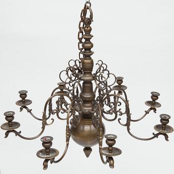 TAKKRONA, barockstil, 1900-talets början. Höjd ca 97 cm, exkl. ked.