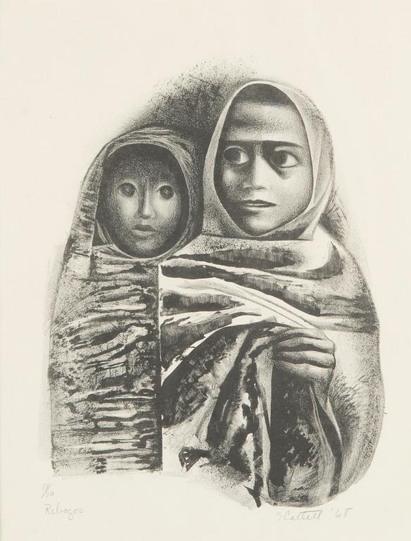 Elizabeth Catlett, "Rebozos".