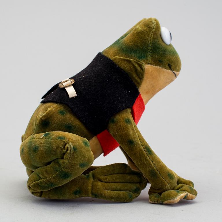 A Toy figure, "Frog Ball", Steiff, Germany, approximately in 1956.