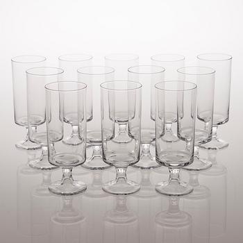 TAPIO WIRKKALA, Olutlaseja, 12 kpl, "Karelia", Iittala.
