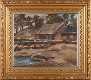 Jalmari Ruokokoski, oil on canvas, signed and dated 1922.