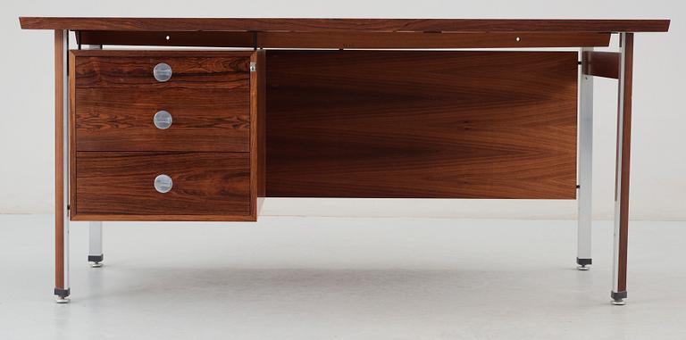 A Finn Juhl palisander desk by CADO, 1960's.