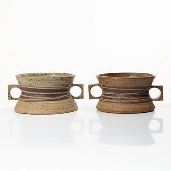 Tue Poulsen, mugs, 2 pcs. Denmark, contemporary.