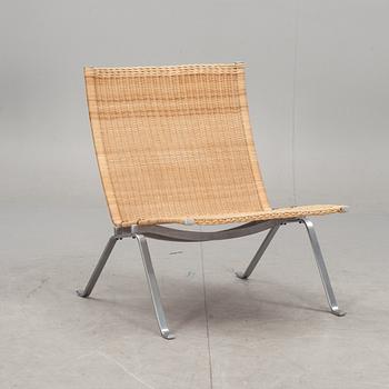 FÅTÖLJ, "PK-22", Poul Kjaerholm för Fritz Hansen.