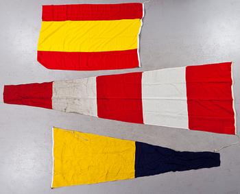 SIGNALFLAGGOR, ca 40 st. 1900-tal.