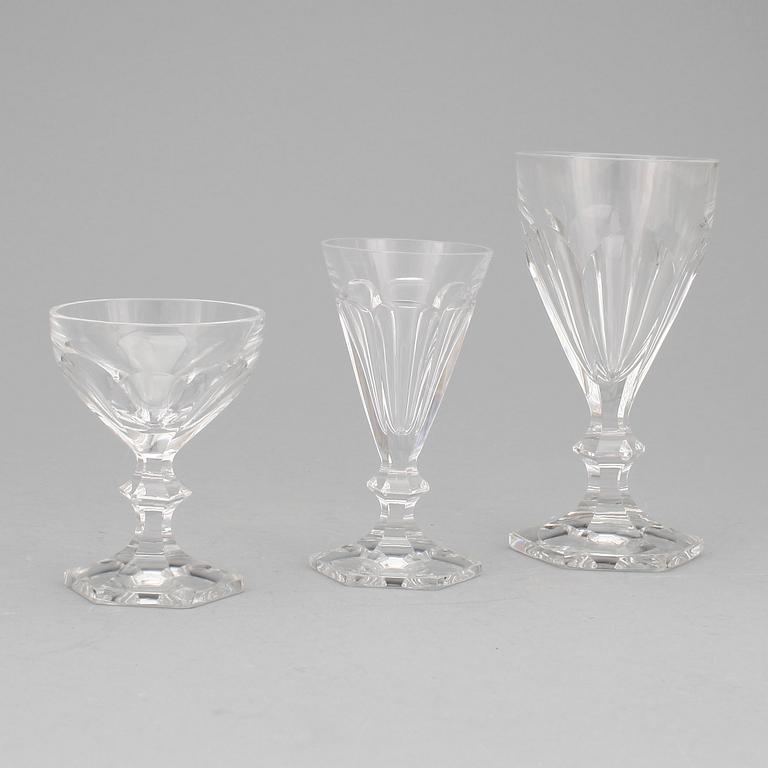 GLASSERVIS, 32 delar, "Geraldine", Fritz Kallenberg, Boda, 1900-talets andra hälft.