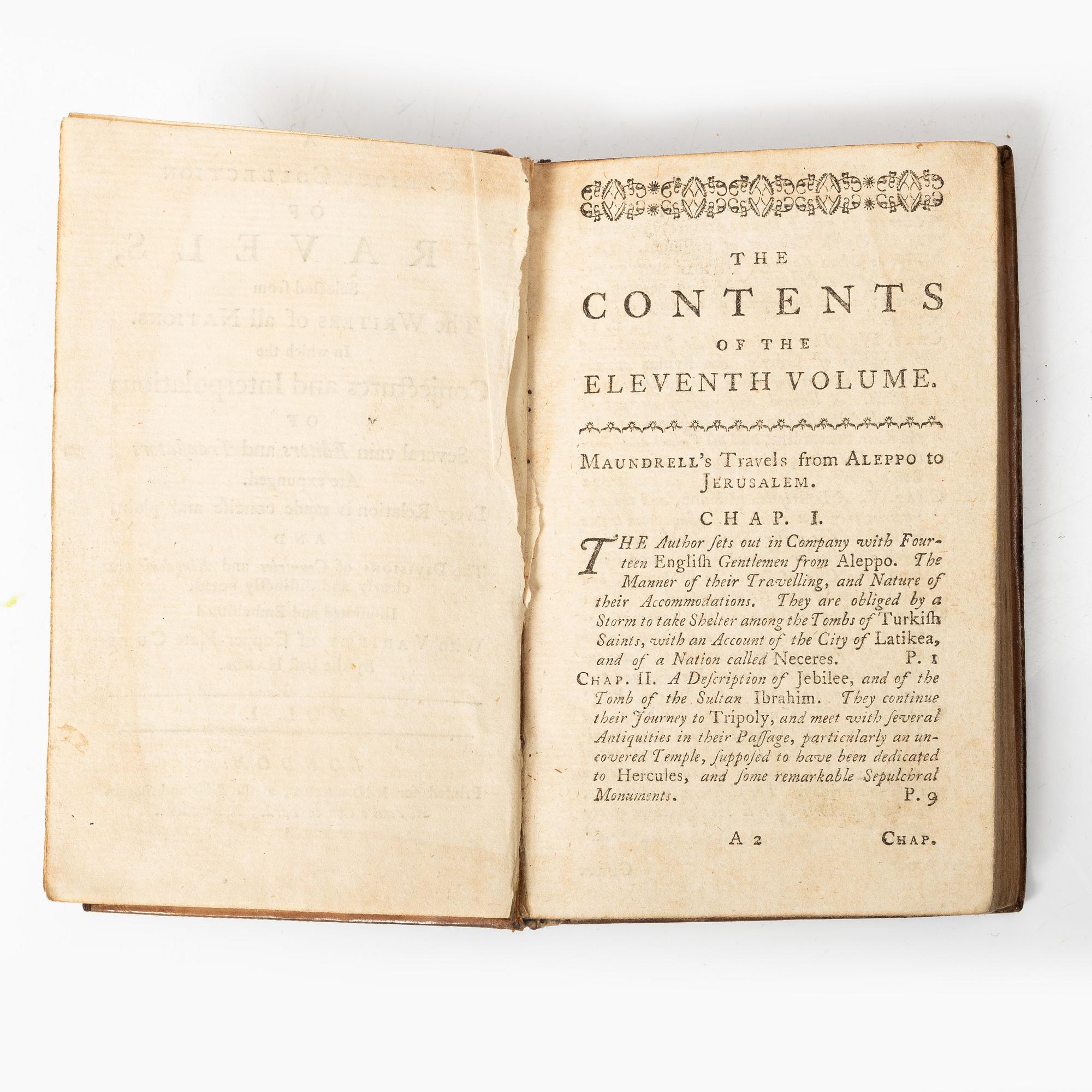 Books, 19 volumes, J. Newbery, London, England, 1761.